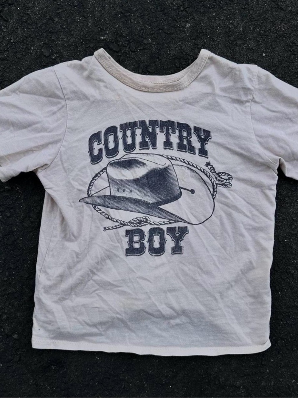 Place White 'Country Boy' Graphic Tee